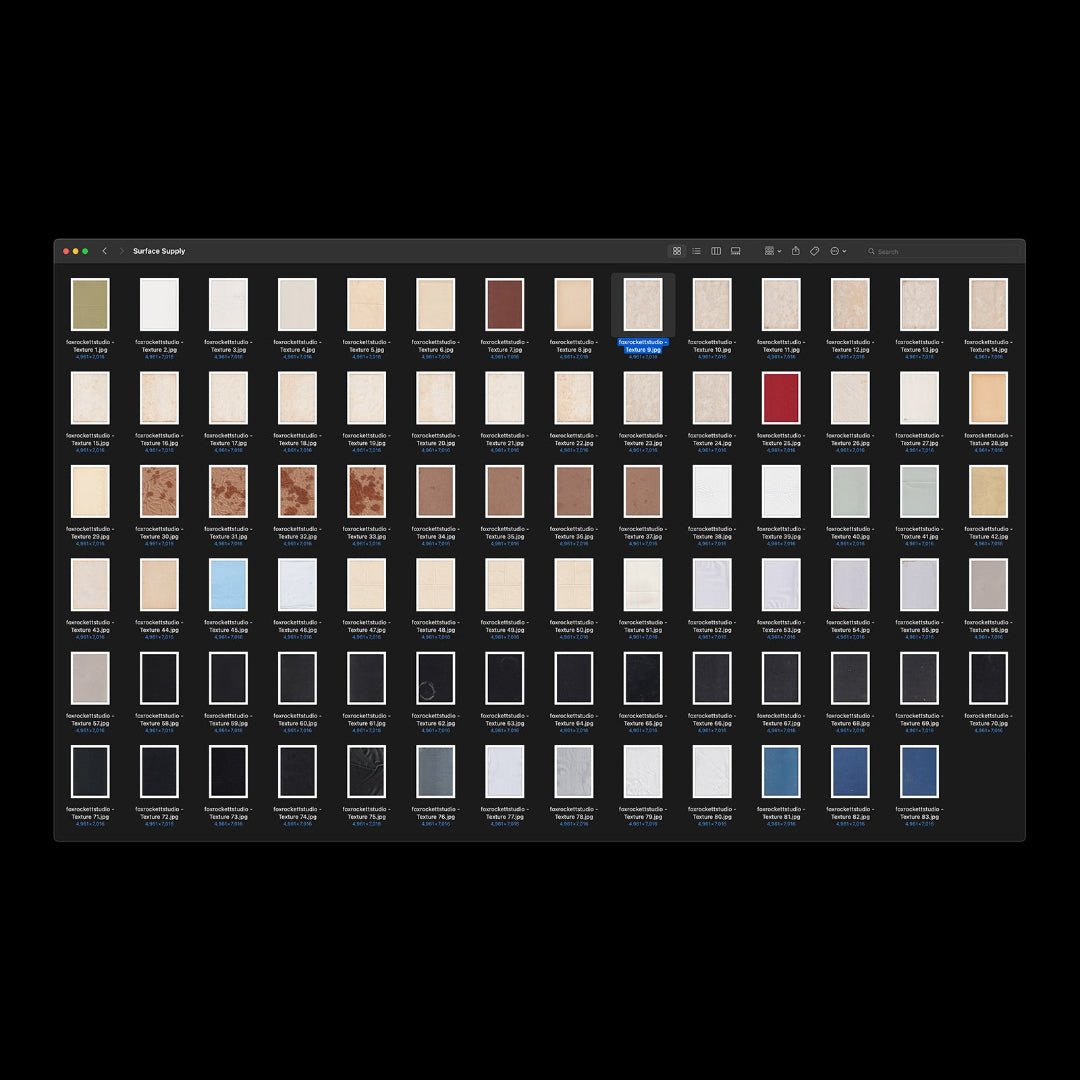 Surface Supply - Textures - foxrockettstudio