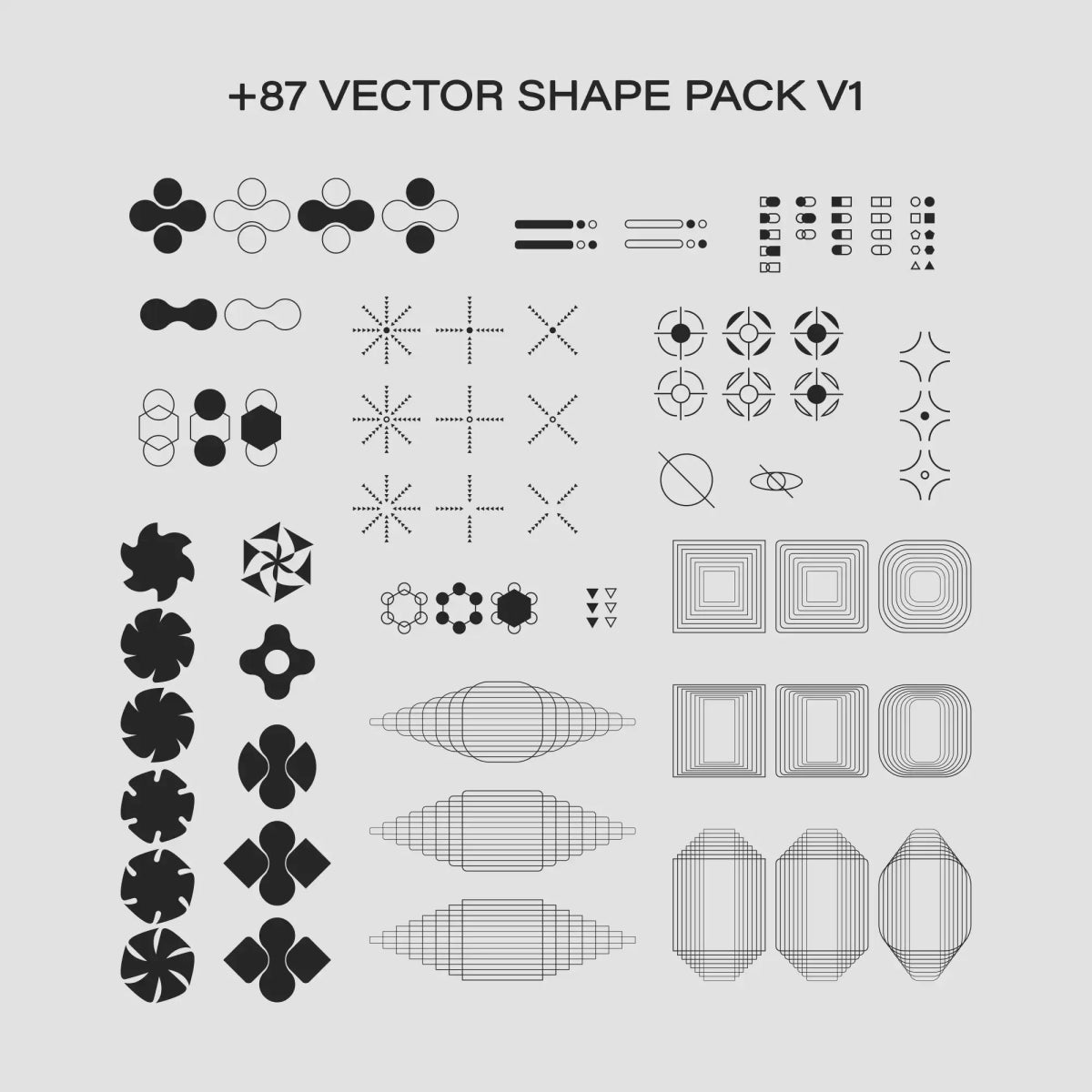 Vector Shape Pack V3 – foxrockettstudio