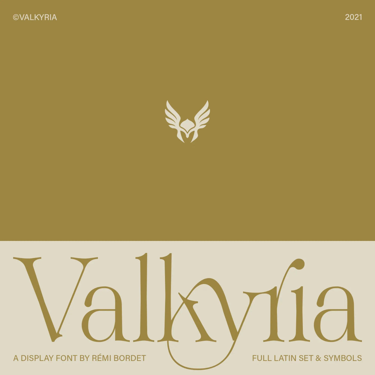 Valkyria Display Font - foxrockettstudio