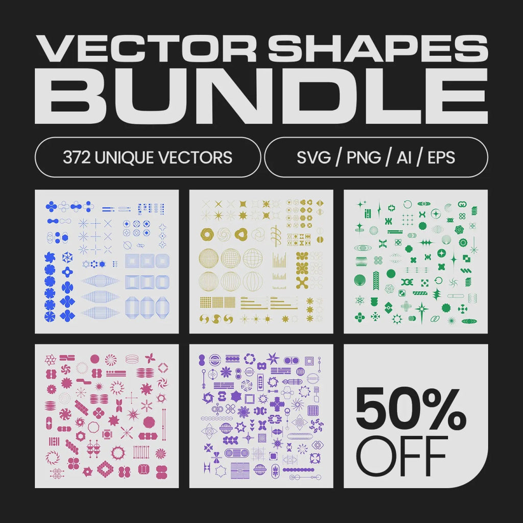 Vector Shapes Charters Vector Shapes Bundle – Fox Rockett Studio